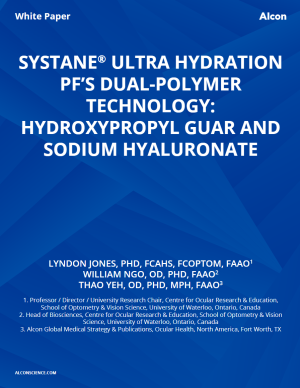 Systane® Ultra Hydration PF’s Dual-Polymer Technology: Hydroxypropyl Guar And Sodium Hyaluronate