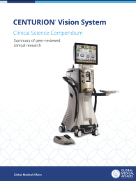 CENTURION® Vision System Clinical Science Compendium
