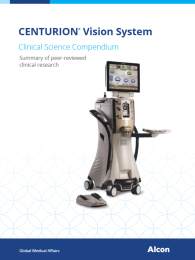 CENTURION® Vision System Clinical Science Compendium