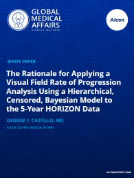 The Rationale for Applying a Visual Field Rate of Progression Analysis Using a Hierarchical, Censored, Bayesian Model to the 5-Year HORIZON Data