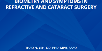 Ocular Surface Disease: Impact On Pre-Surgical Biometry And Symptoms Inrefractive And Cataract Surgery