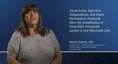 Visual Acuity, Spectacle Independence, and Visual Disturbances Produced After the Implantation of Three EDoF Intraocular Lenses vs One Monofocal Lens