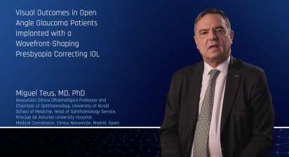 Visual Outcomes In Open Angle Glaucoma Patients Implanted With A Wavefront-Shaping Presbyopia Correcting IOL
